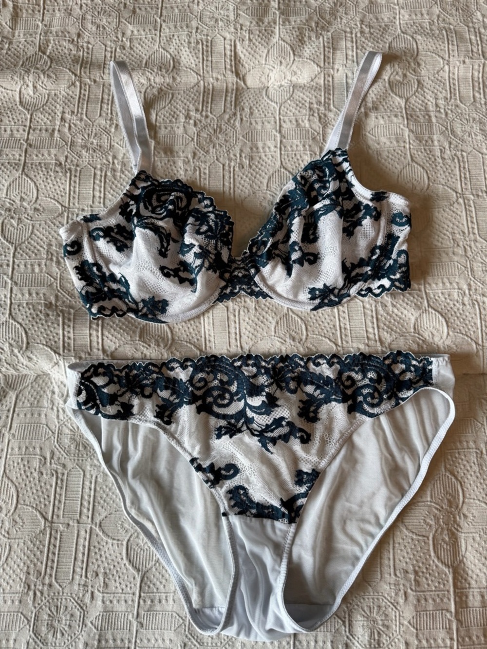 Wacoal bra and panties 38D XL
